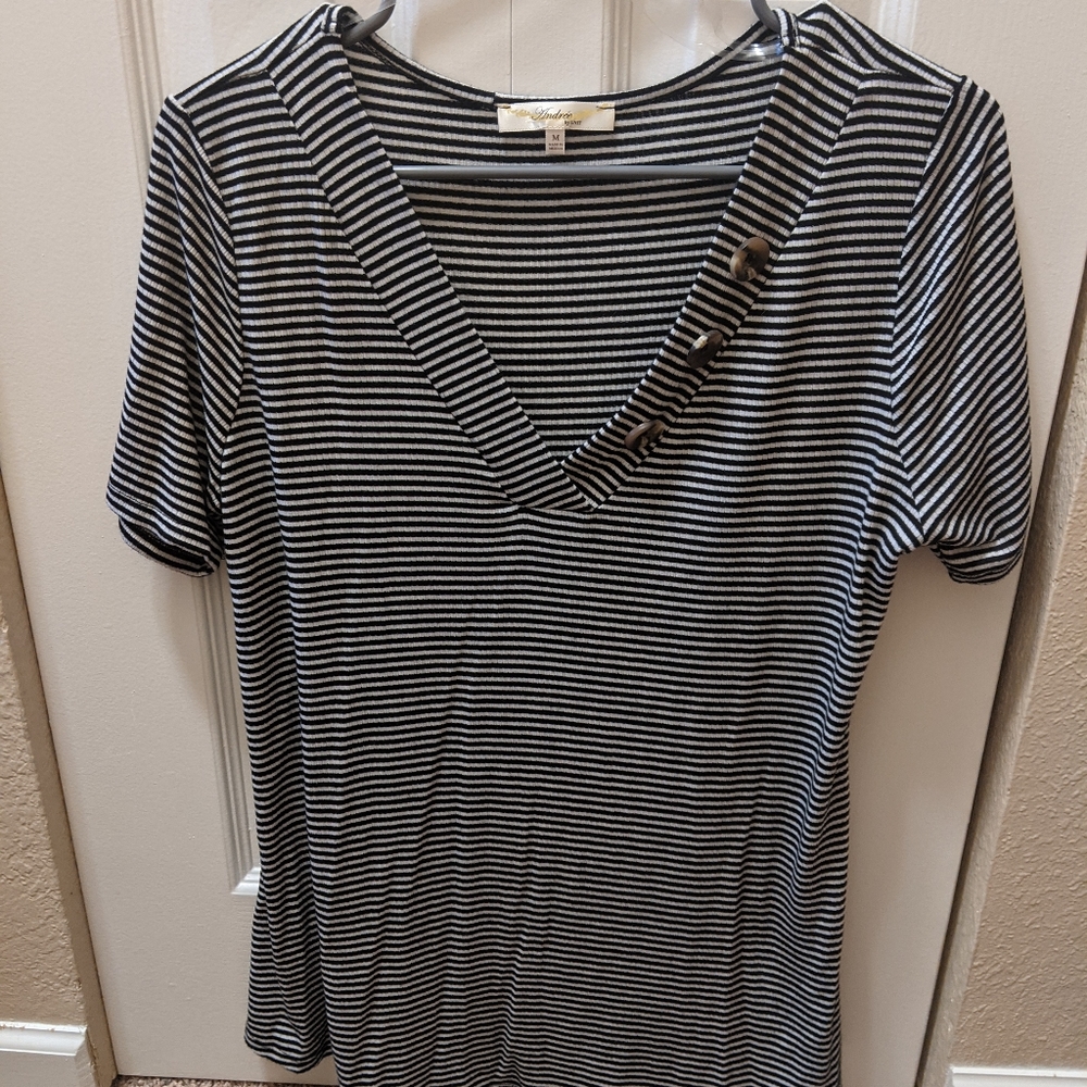 Andree Paisley Grace Stripped Top